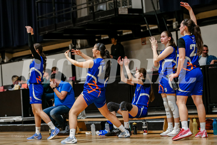 01.03.2025 Österreichischer Basketballverband 2024/25, SLWU19 Vienna United vs. DBB Basketgirls Wels