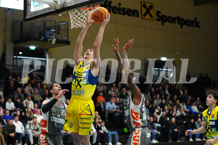 Win2day Basketball Superliga 2023/24, 3. Platzierungsrunde, UBSC Graz vs. Klosterneuburg


