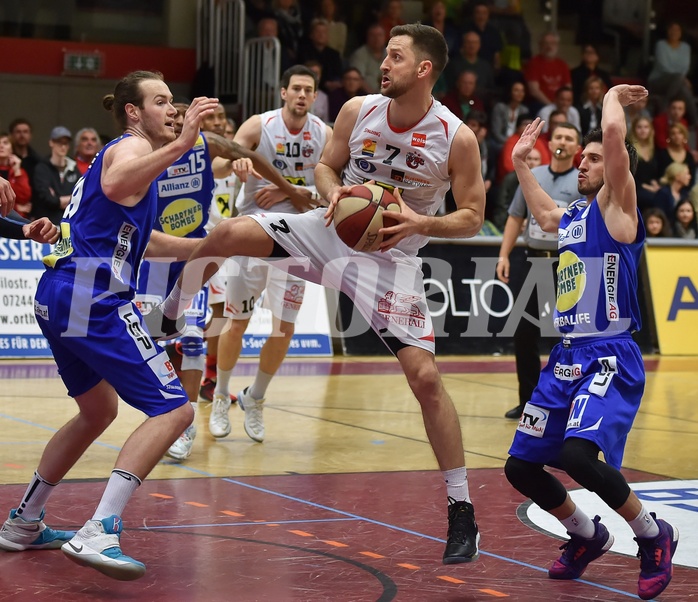 Basketball ABL 2015/16 Grunddurchgang 34. Runde WBC Wels vs Gmunden Swans