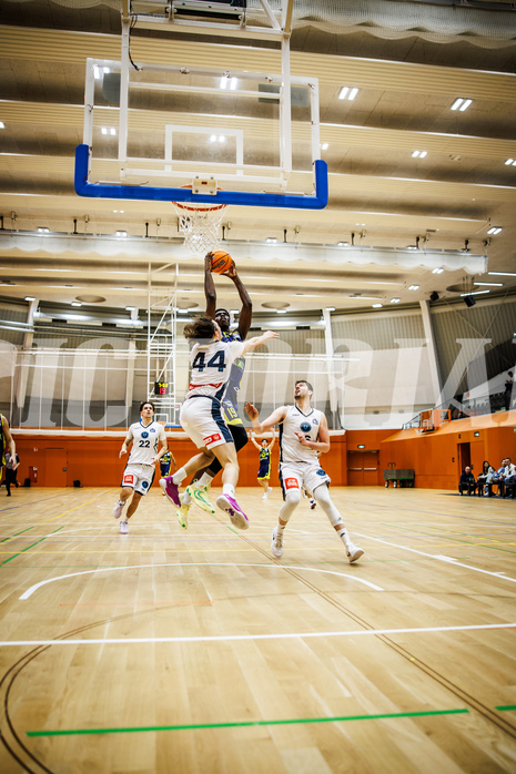 Basketball, Basketball Zweite Liga 2024/25, Grunddurchgang 17.Runde, Vienna Timberwolves, Future Team Steiermark, Ivor Kuresevic (44), Simon Okoro (19)