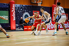 Basketball, Win2Day Superliga 2023/24, Grunddurchgang 5.Runde, Vienna Timberwolves, Traiskirchen Lions, Edgars Lasenbergs (25)