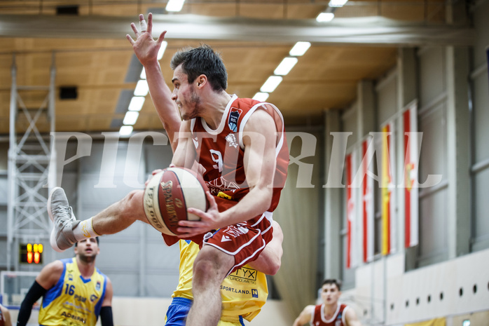 Basketball, Admiral Basketball Superliga 2019/20, Grunddurchgang 18.Runde, SKN St. Pölten Basketball, Traiskirchen Lions, Paul Isbetcherian (9)
