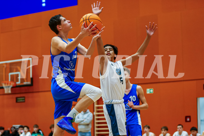 24.11.2024 Österreichischer Basketballverband 2024/25, SLMU16, Vienna Timberwolves vs. ATSE Graz