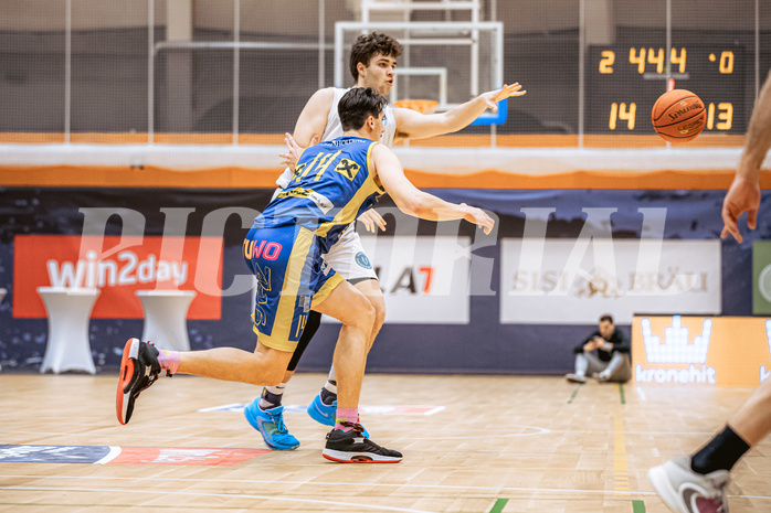 Basketball, Win2Day Superliga 2022/23, 6. Qualifikationsrunde, Vienna Timberwolves, UBSC Graz, Luka Damjanac (13)