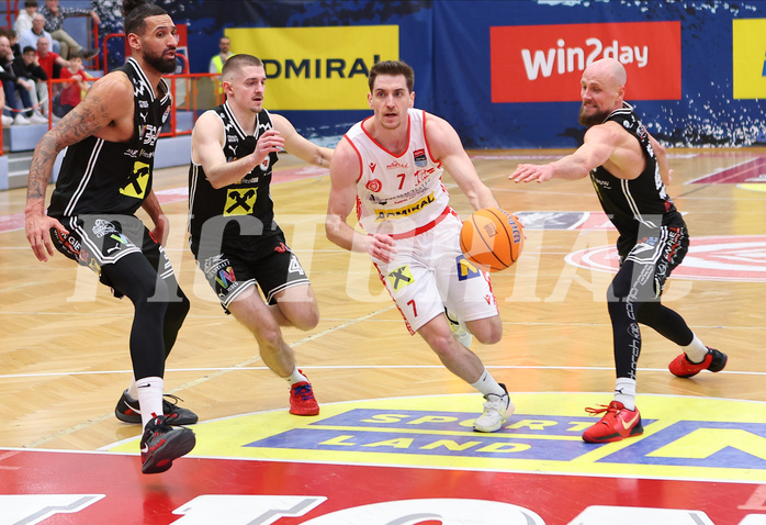 Basketball Superliaga 2024/25, Grunddurchgang 22.Runde Traiskirchen Lions vs. Flyers Wels


