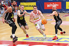Basketball Superliaga 2024/25, Grunddurchgang 22.Runde Traiskirchen Lions vs. Flyers Wels



