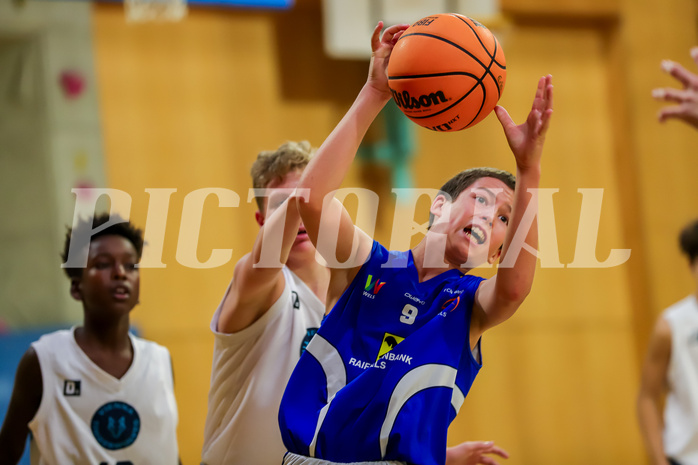 19.10.2024 Österreichischer Basketballverband 2024/25, SLMU14, Vienna Timberwolves vs. FCN Raiffeisen Baskets Wels

