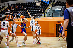 Basketball, Win2Day Basketball Damen Superliga 2024/25, Grunddurchgang 10.Runde, Vienna Timberwolves, UBSC DBBC Graz, Christina Köppel (28)