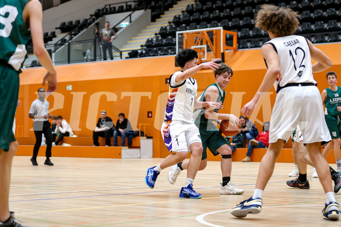 08.03.2025 Österreichischer Basketballverband 2024/25, SLMU16, Post SV Wien vs Dornbirn Lions