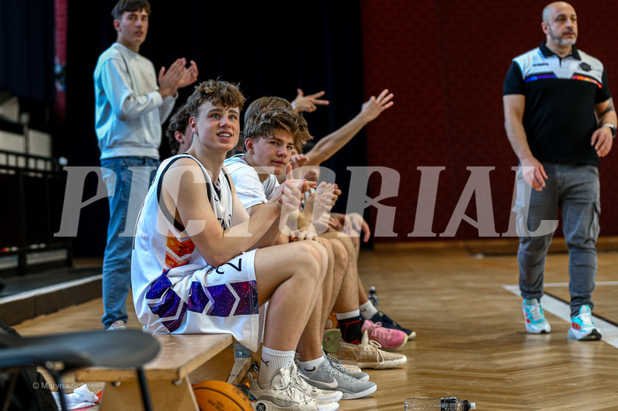 23.03.2025 Österreichischer Basketballverband 2024/25, SLMU16, Post SV Wien vs. Basket Dukes