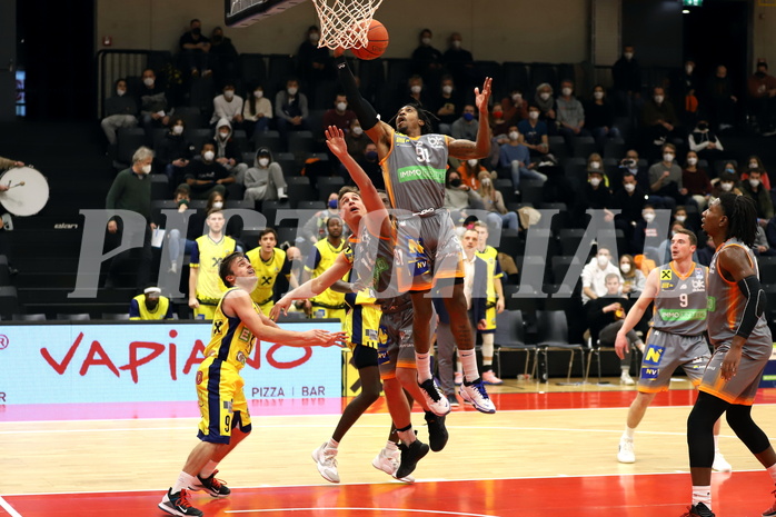 Basketball Superliga 2021/22, Grunddurchgang 11.Runde UBSC Graz vs. BK IMMOunited Dukes