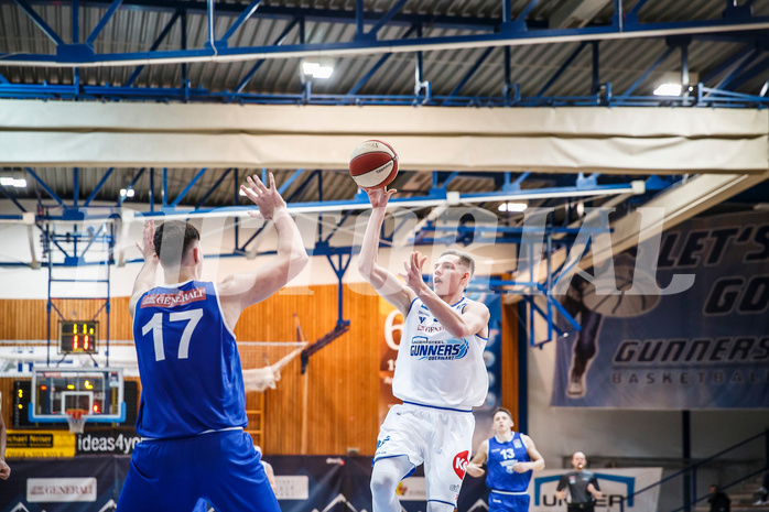 Basketball, Admiral Basketball Superliga 2019/20, Grunddurchgang 13.Runde, Oberwart Gunners, Vienna D.C. Timberwolves, Edi Patekar (9)