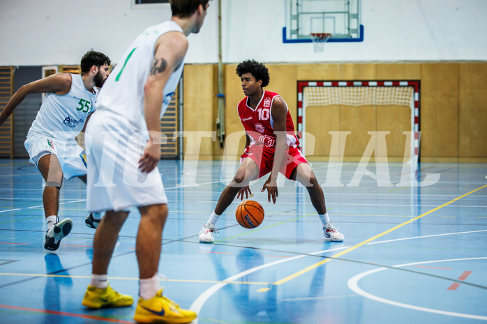 Basketball, Basketball Zweite Liga 2024/25, Grunddurchgang 1.Runde, Deutsch Wagram Alligators, Upper Austrian Ballers, Leandro Rubio-Frias (10)