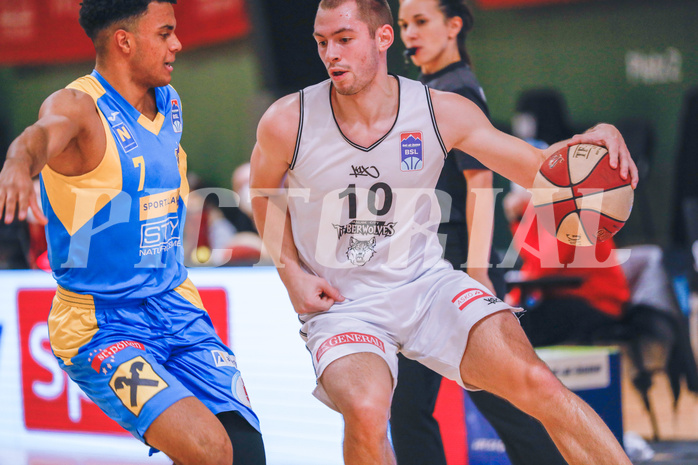 Basketball Basketball Superliga 2020/21, Grunddurchgang 14.Runde D.C. Timberwolves vs. St. Pölten