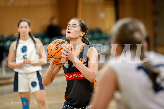 23.02.2025 Österreichischer Basketballverband 2024/25, SLWU16 Vienna Timberwolves vs. Basket Duchess