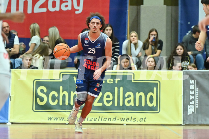 Basketball, Superliga 2024/25, Grunddurchgang 17.Runde, Flyers Wels vs. BBC Nord Dragonz,