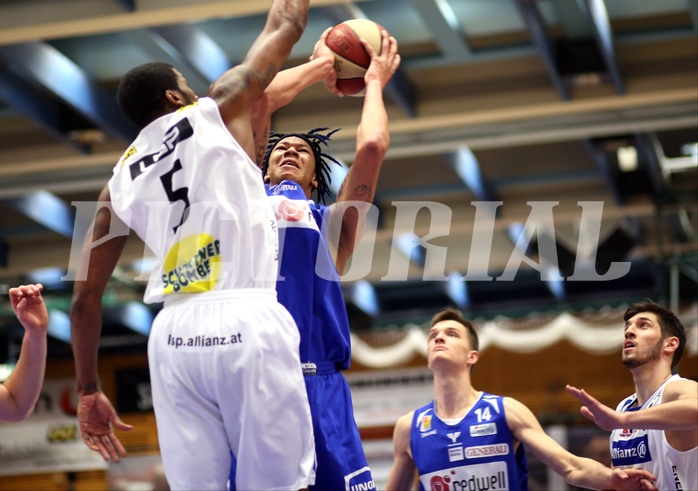 Basketball ABL 2015/16 Grundurchgang 30.Runde Gmunden Swans vs. Oberwart Gunners


