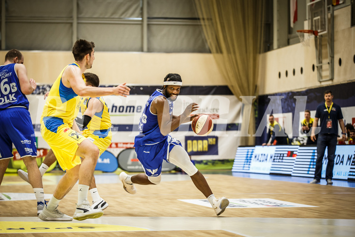 Basketball, bet-at-home Basketball Superliga 2019/20, Viertelfinale 4. Spiel, SKN St. Pölten Basketball, Oberwart Gunners, Quincy Diggs (13)