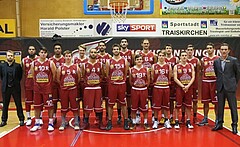 Basketball ABL 2016/17 Mannschaftsfoto Traiskirchen Lions
