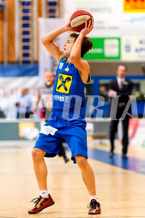 Basketball ABL 2015/16 Grunddurchgang 10.Runde Oberwart Gunners vs. UBSC Graz
