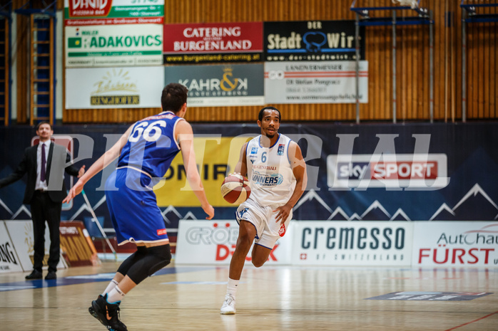 Basketball, Admiral Basketball Superliga 2019/20, Grunddurchgang 13.Runde, Oberwart Gunners, D.C. Timberwolves, Lawrence Alexander (6)