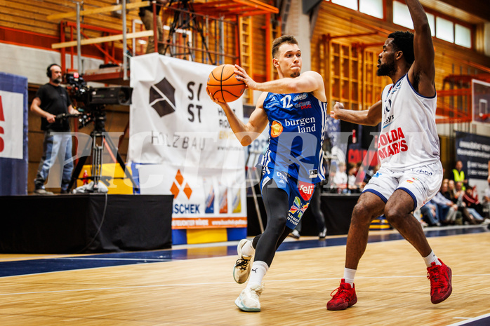 Basketball, win2day Basketball Superliga 2024/25, Playoffs Finale 2. Spiel
, BBC Nord Dragonz, Oberwart Gunners, Jonathan Knessl (12)