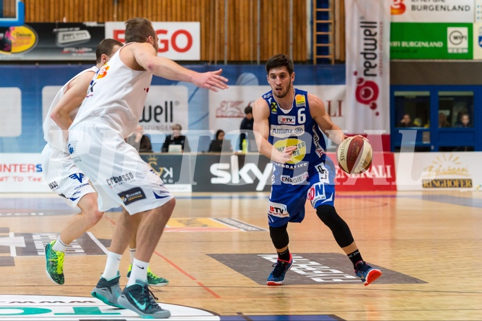 Basketball ABL 2015/16 Grunddurchgang 22.Runde Oberwart Gunners vs. Gmunden Swans