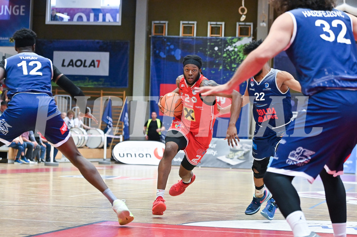 Basketball Superliga 2024/25, Playoff, Viertelfinale Spiel 1, Flyers Wels vs BBC Nord Dragonz,