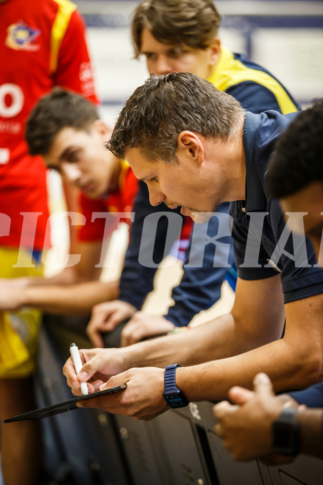 Basketball, bet-at-home Basketball Superliga 2020/21, Grunddurchgang 15. Runde, SKN St. Pölten Basketball, Oberwart Gunners, Andreas Worenz (Head Coach)