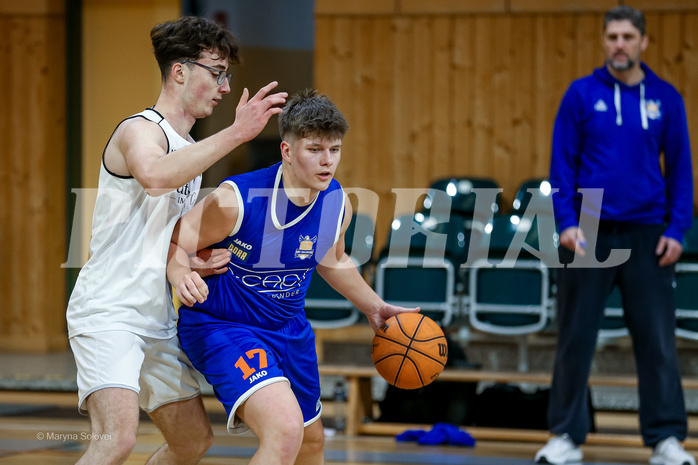 12.01.2025 Österreichischer Basketballverband 2024/25, SLMU19, Basket Flames WAT vs. BBU Salzburg
