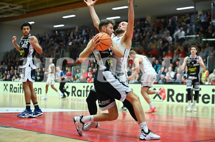 Basketball, Superliga 2023/24, Grunddurchgang 14. Runde, Flyers Wels vs. Gmunden,
