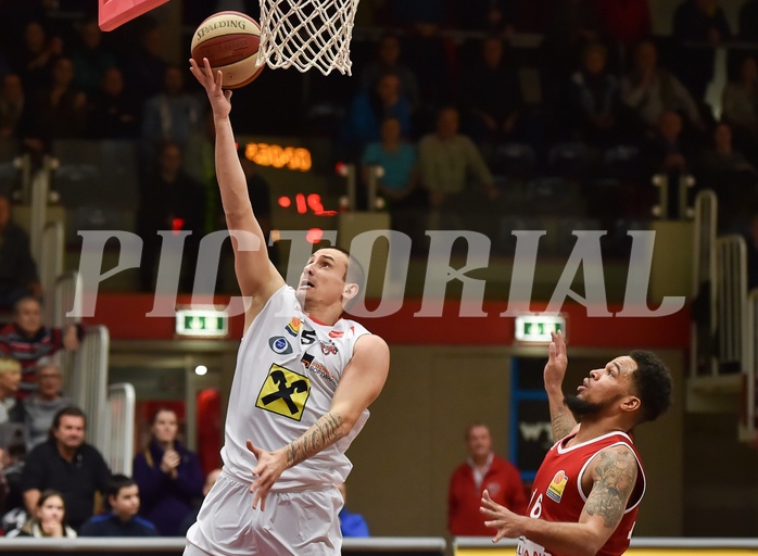 Basketball ABL 2015/16 Grunddurchgang 21.Runde WBC Wels vs BC Vienna 