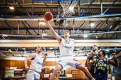 Basketball, bet-at-home Basketball Superliga 2021/22, Grunddurchgang Runde 12, Oberwart Gunners, UBSC Graz, Brock Gardner (10)