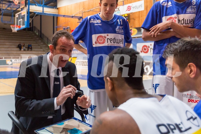 Basketball ABL 2015/16 Grunddurchgang 15.Runde Oberwart Gunners vs. WBC Wels