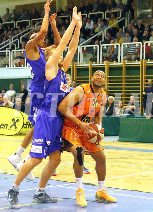 Basketball ABL 2015/16 Grunddurchgang 8.Runde  Fürstenfeld Panthers vs Oberwart Gunners
