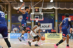 Basketball Superliga 2024/25, Playoff, Viertelfinale Spiel 3, Flyers Wels vs BBC Nord Dragonz,
