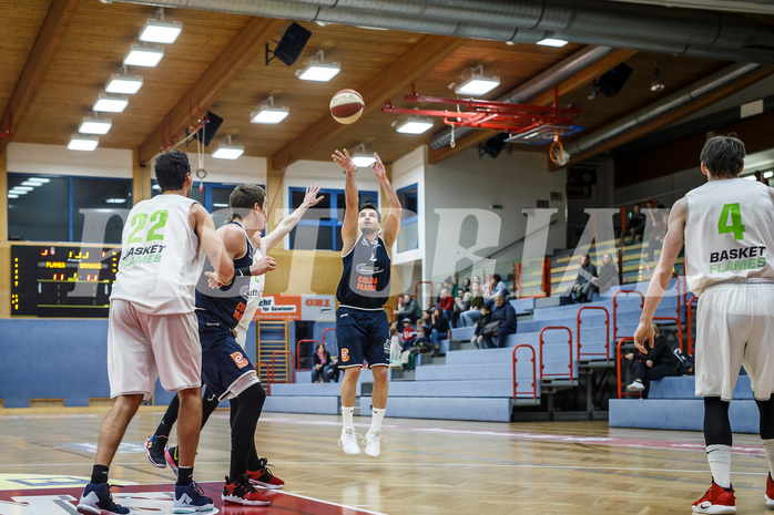 Basketball, Basketball Zweite Liga, Grunddurchgang 19.Runde, Basket Flames, BBC Nord Dragonz, Petar Cosic (2)