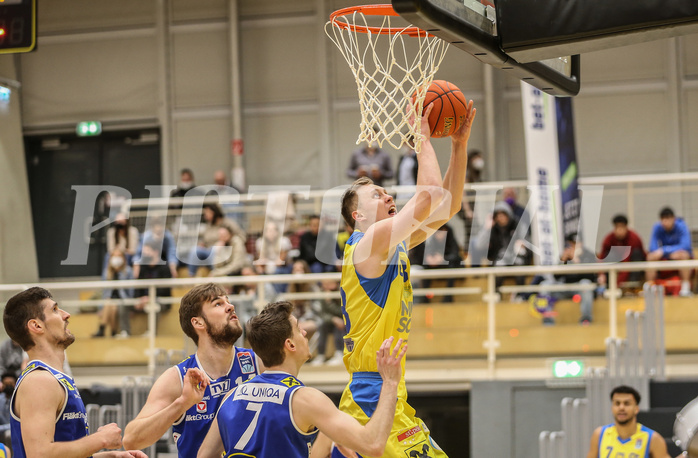 Basketball Superliga 2021/22, 5.Plazierungsrunde SKN St.Pölten vs. Gmunden Swans


