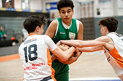 29.03.2025 Österreichischer Basketballverband 2024/25, SLMU16, Basket Dukes vs. KOS Celovec