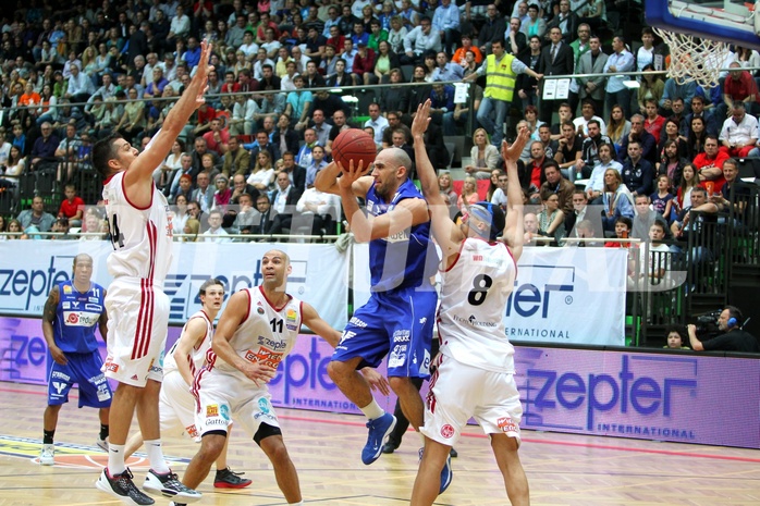 Basketball ABL 2012-13 Snickers-Playoffs Fnale 5.Spiel BC Vienna vs. Oberwart Gunners


