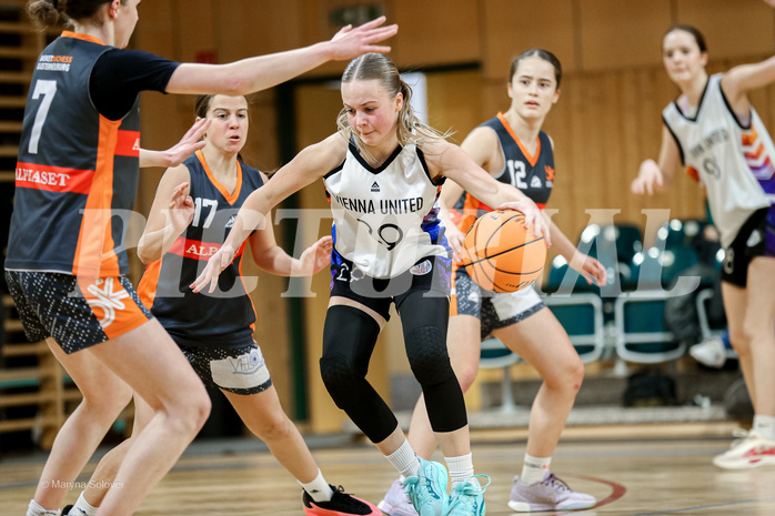 16.02.2025 Österreichischer Basketballverband 2024/25, SLWU16 Vienna United vs Basket Duchess