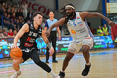 Basketball Superliga 2024/25, Playoffs, Viertelfinale Spiel 1 Oberwart Gunners vs. Kapfenberg Bulls


