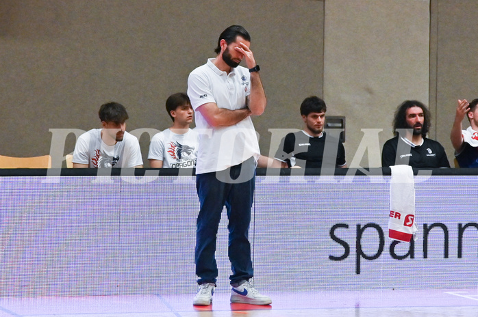 Basketball Superliga 2024/25, Playoff, Viertelfinale Spiel 3, Flyers Wels vs BBC Nord Dragonz,