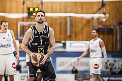 Basketball, ABL 2018/19, Grunddurchgang 19.Runde, Oberwart Gunners, Flyers Wels, Davor Lamesic (7)