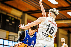 Basketball, Basketball Zweite Liga 2023/24, Viertelfinale Spiel 2, Mattersburg Rocks, Kufstein Towers, Justin Sedlak (35)