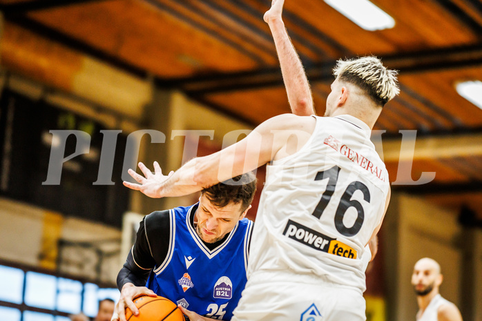 Basketball, Basketball Zweite Liga 2023/24, Viertelfinale Spiel 2, Mattersburg Rocks, Kufstein Towers, Justin Sedlak (35)