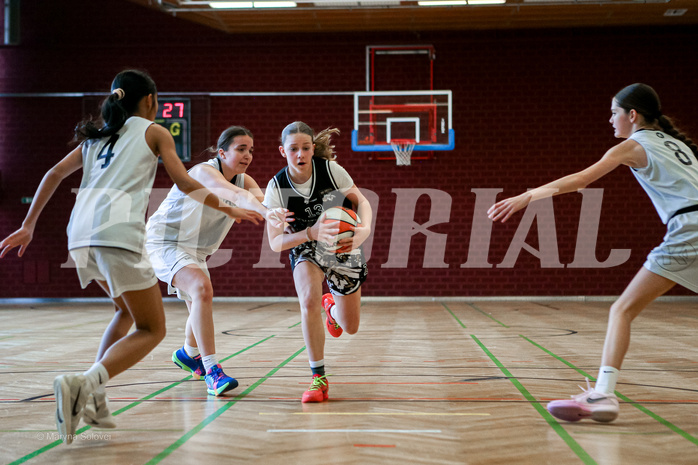 16.03.2025 Österreichischer Basketballverband 2024/25, SLWU14 Basket Flames UNION vs. VKL Vikings Swans