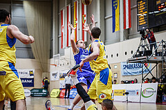 Basketball, Admiral Basketball Superliga 2019/20, Grunddurchgang 15.Runde, St. Pölten, Oberwart Gunners, Sebastian Käferle (7)