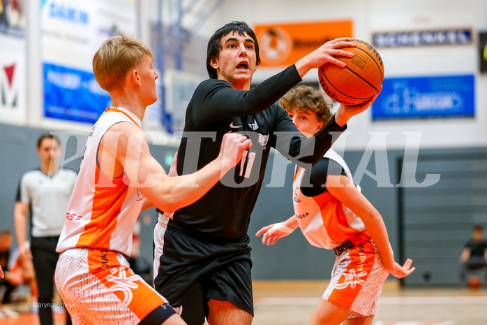 14.12.2024 Österreichischer Basketballverband 2024/25, SLMU16, Basket Dukes vs. Raiders Tirol BLACK
