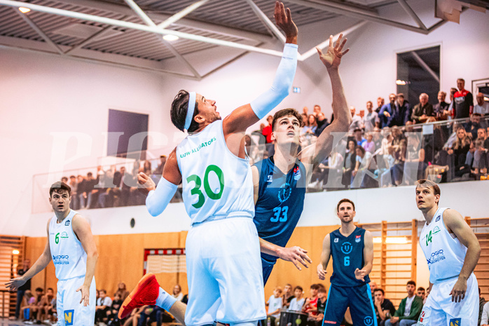 Basketball, Austria Cup 2022/23, Achtelfinale, Union Deutsch Wagram Alligators, Vienna D.C. Timberwolves, Chris Vogt (33)